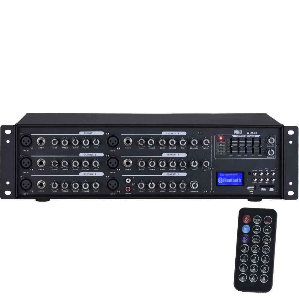 Wöller W-2500 6 Kanal Rack-Mount Power Mikser
