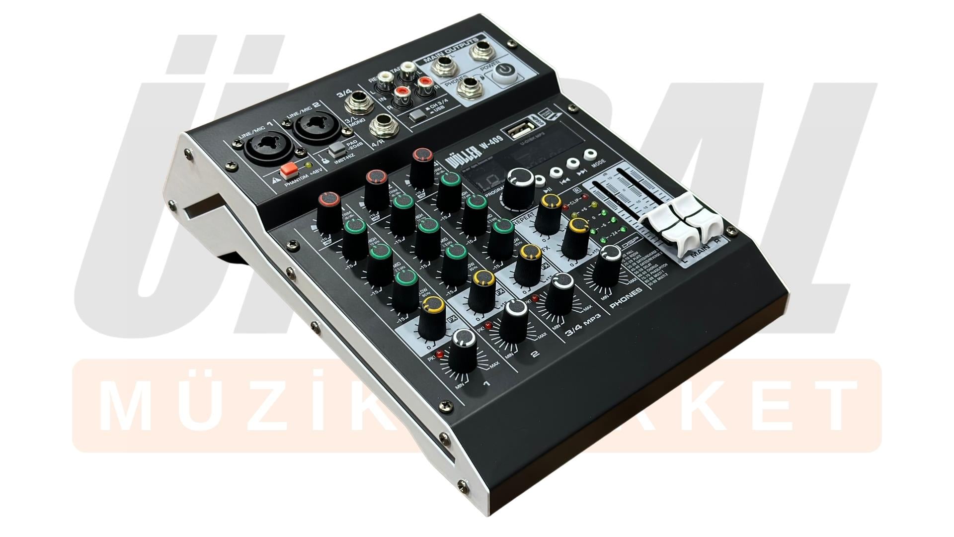 Wöller W-409 4 Kanal Deck Mikser