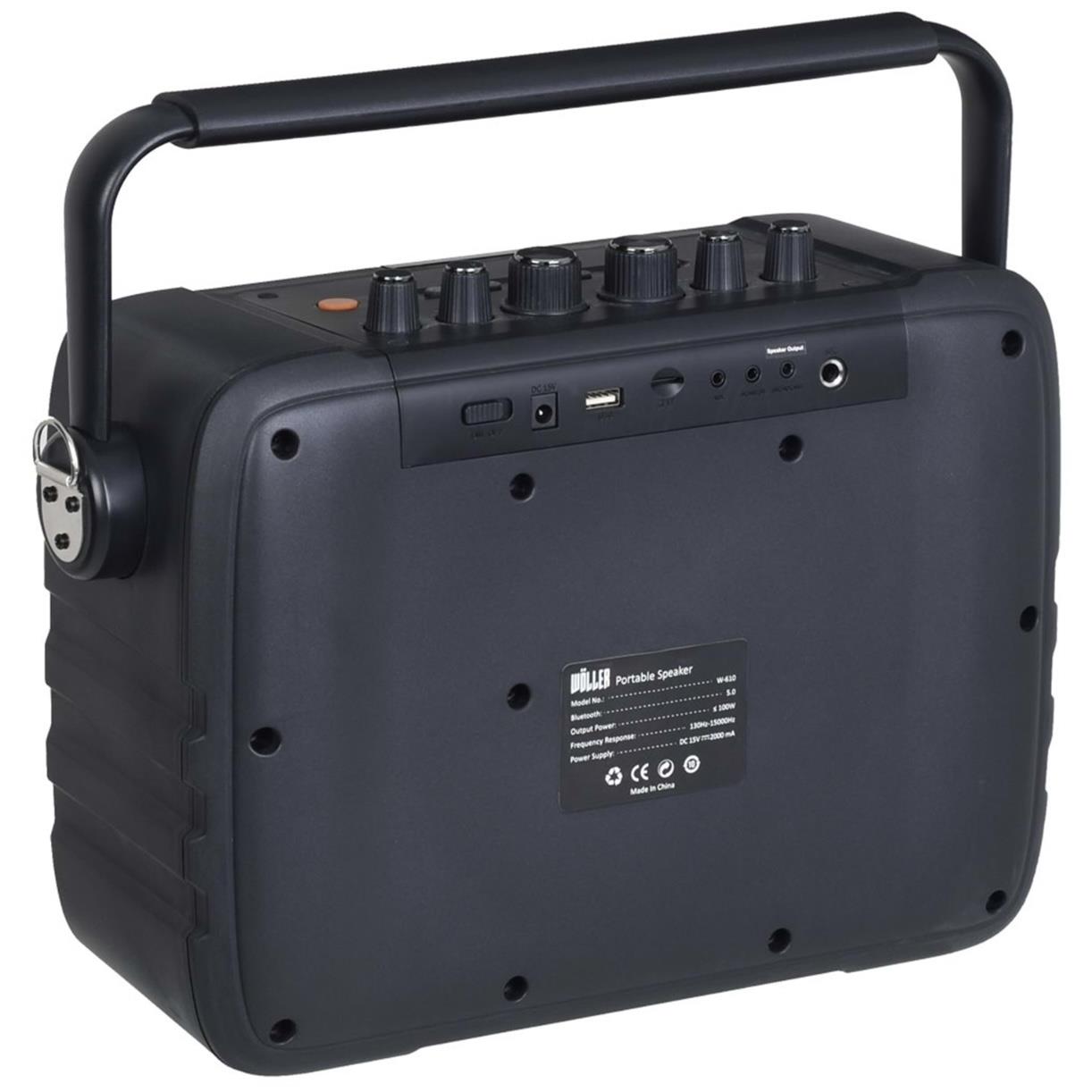 Wöller W-610H Taşınabilir Şarjlı Bluetooth Hoparlör