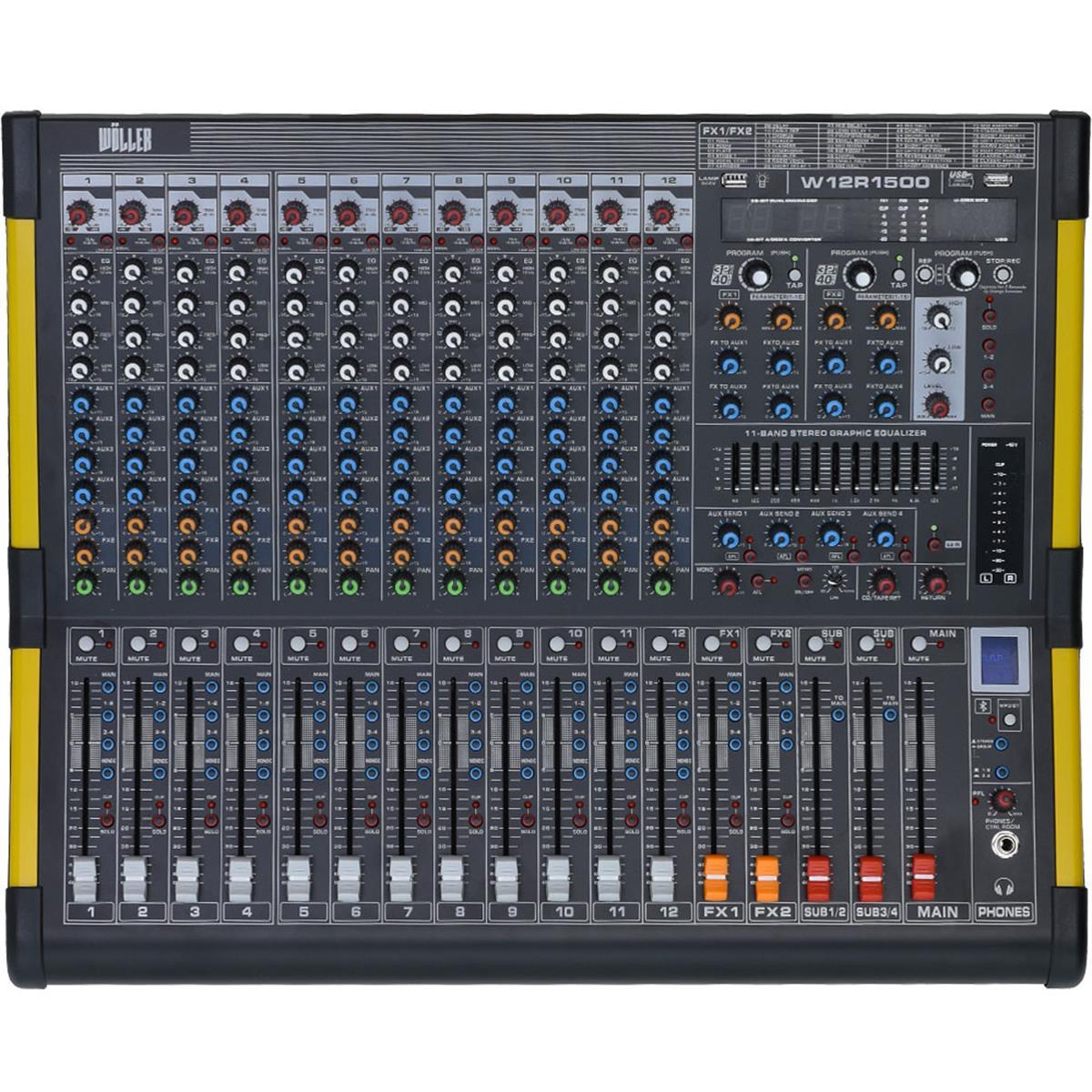 Wöller W12R1500FX Power Mixer Amfi