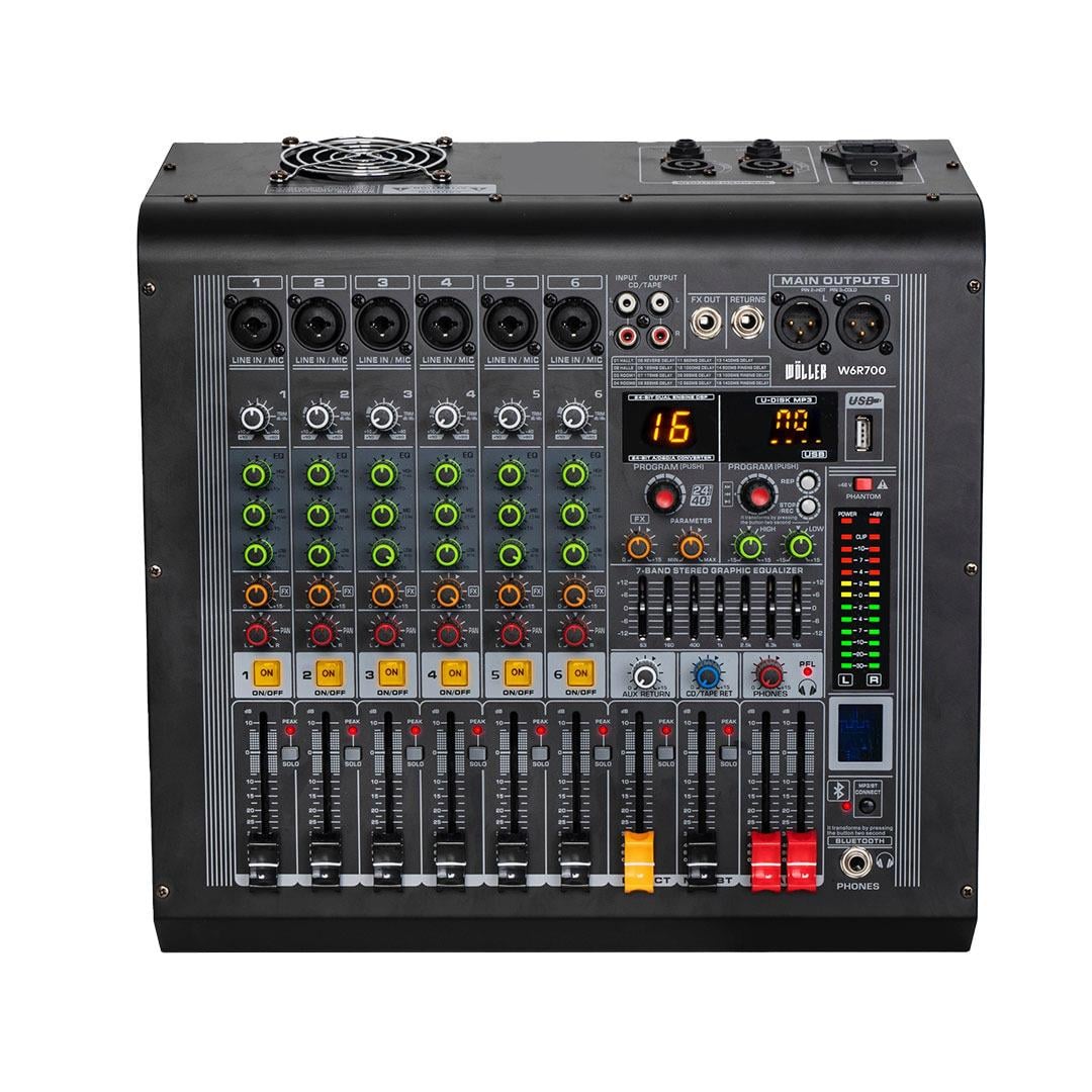 Wöller W6R700 6 Kanal Amfili Mikser