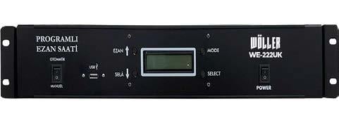 Wöller WE-222UK Rack-Mount Programlı Ezan Saati