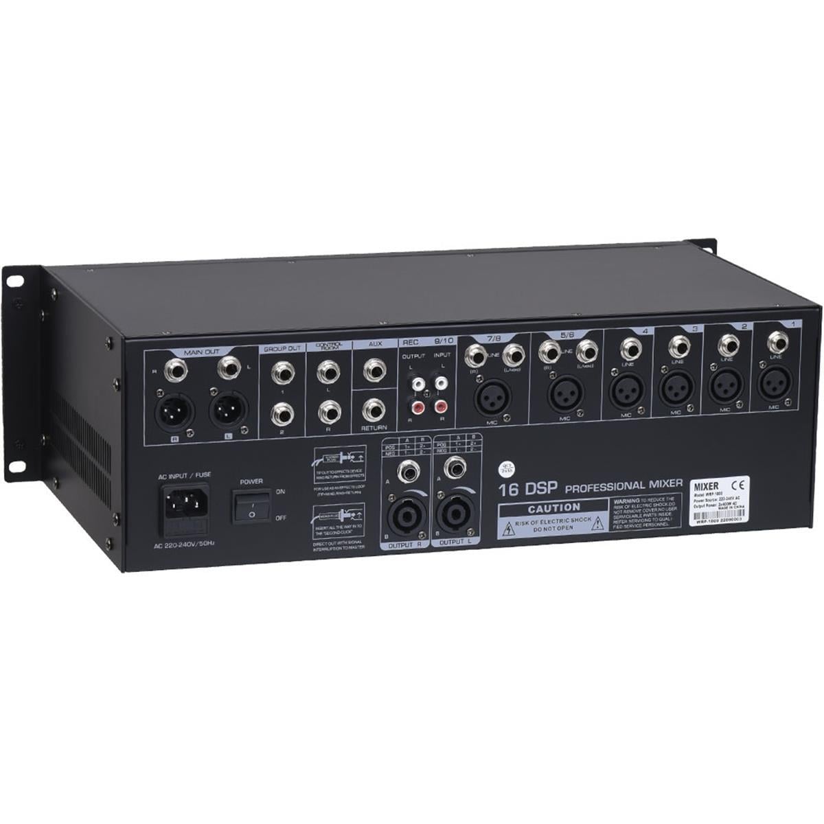 Wöller WRP-1800 Rack Tipi Power Mixer Amfi