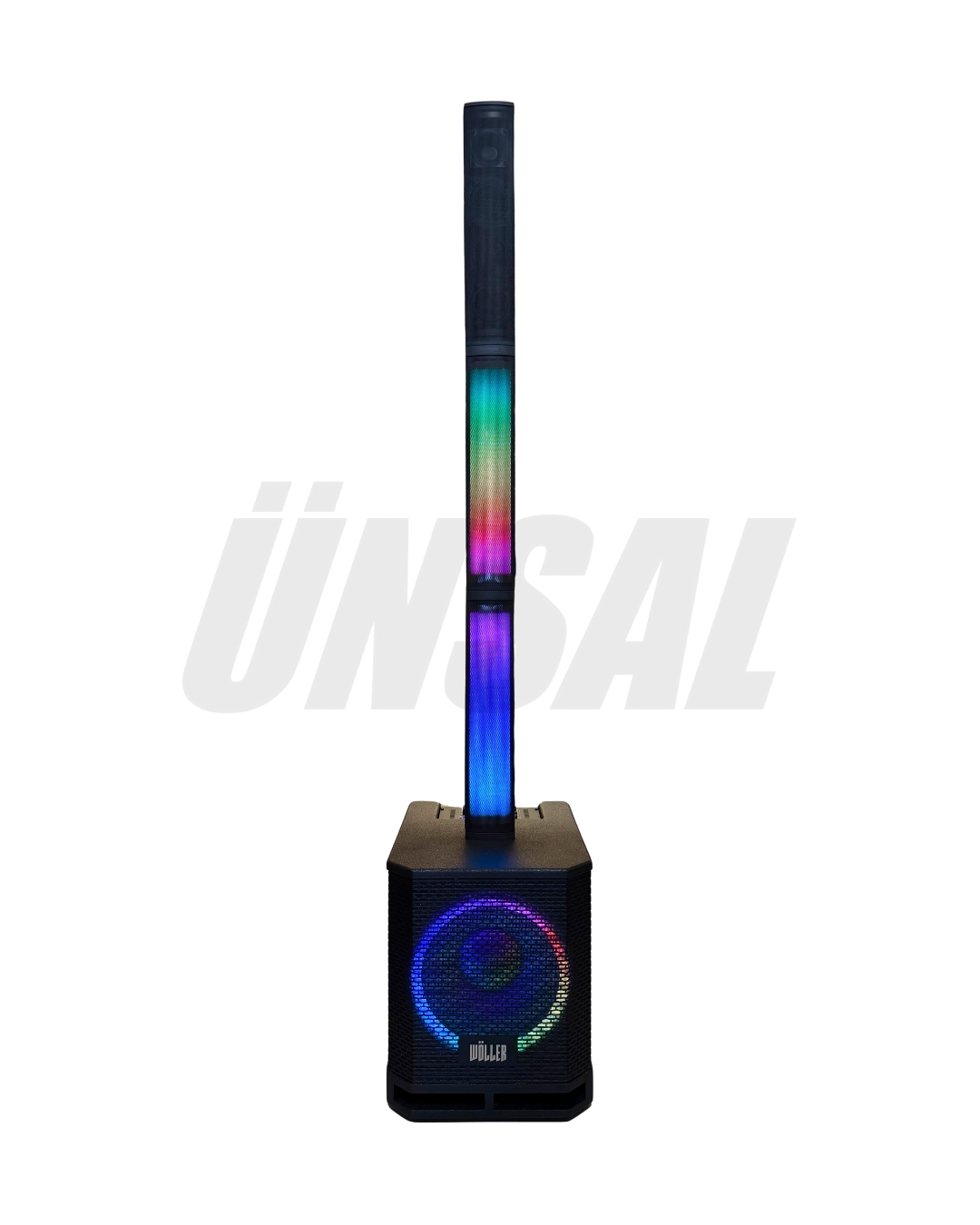 Wöller WSA-412P Aktif Column Array Hoparlör Seti (1000 Watt - RGB Led)