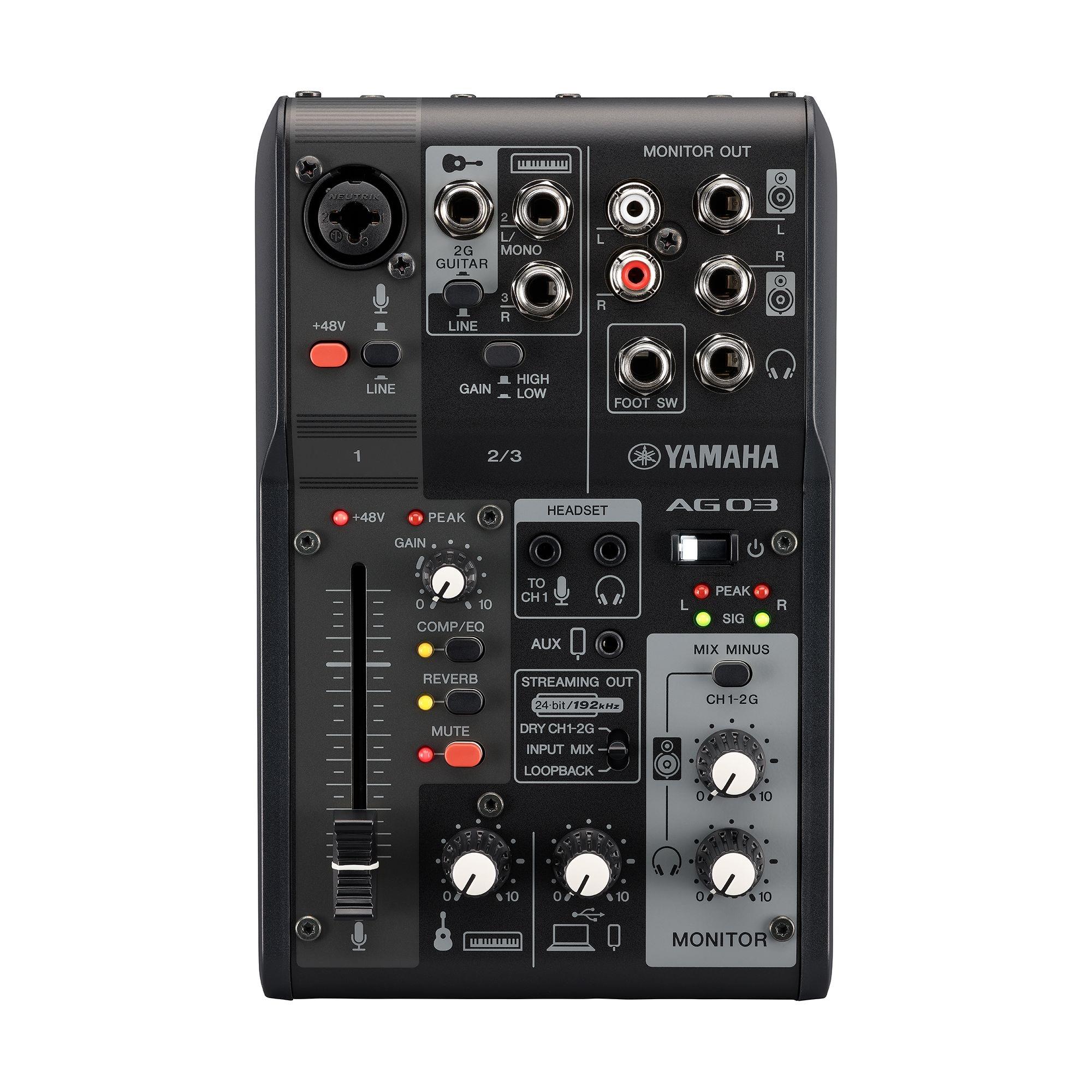 Yamaha AG03MK2 B USB Mikser (Siyah)