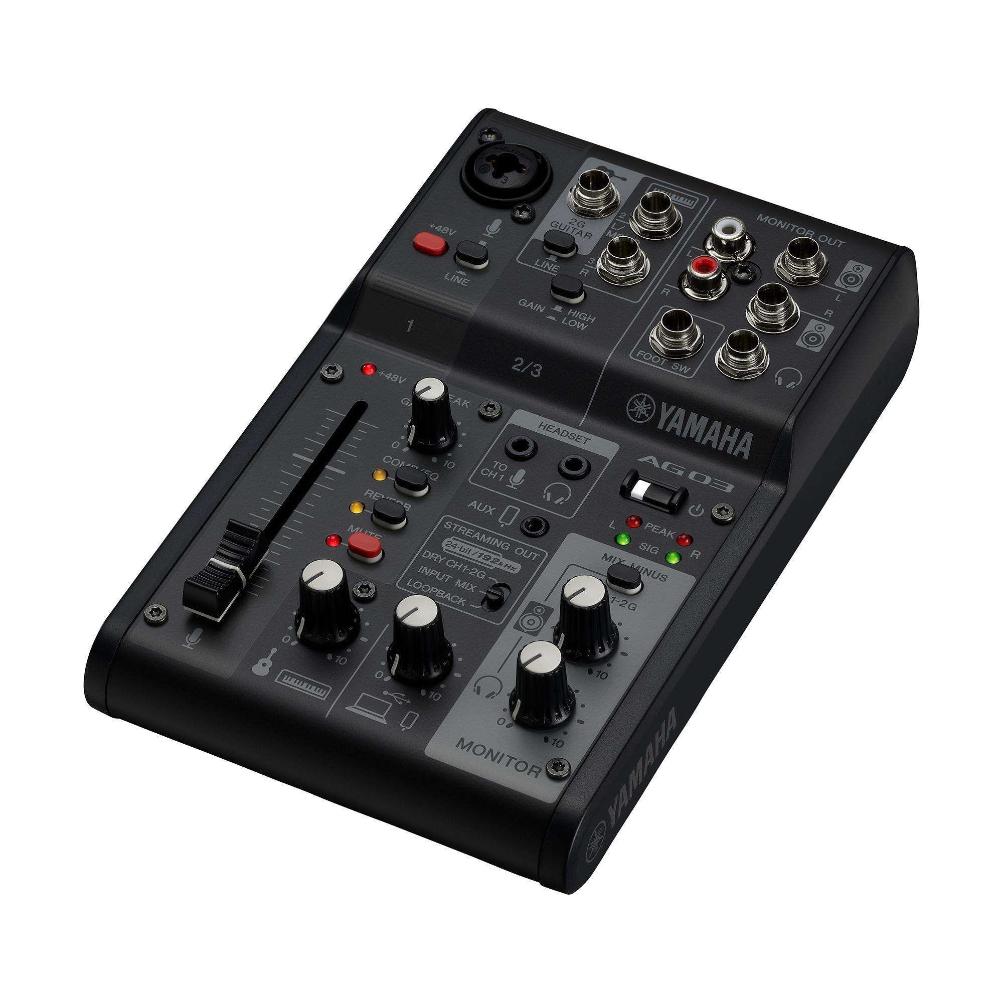 Yamaha AG03MK2 B USB Mikser (Siyah)