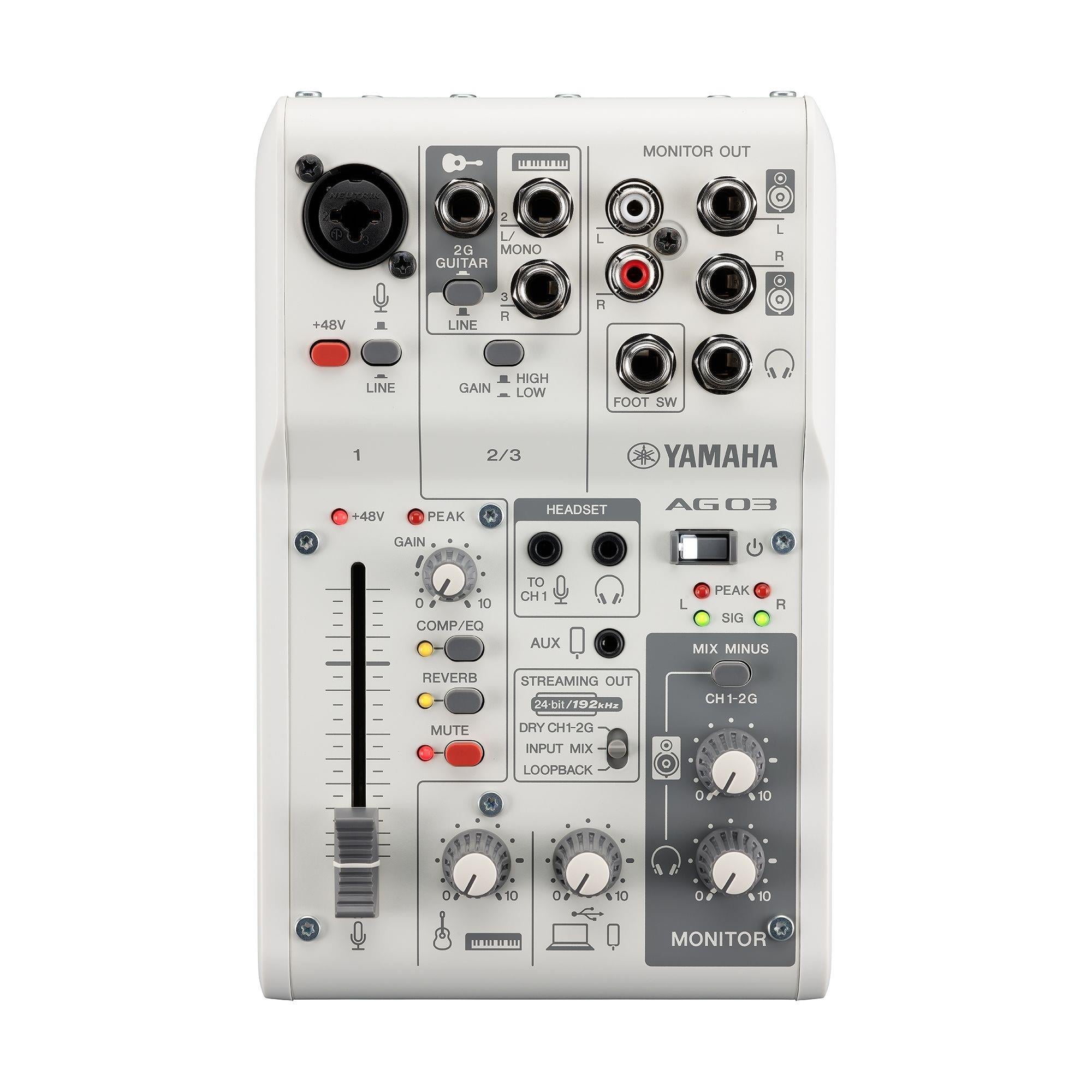 Yamaha AG03MK2 W USB Mikser (Beyaz)