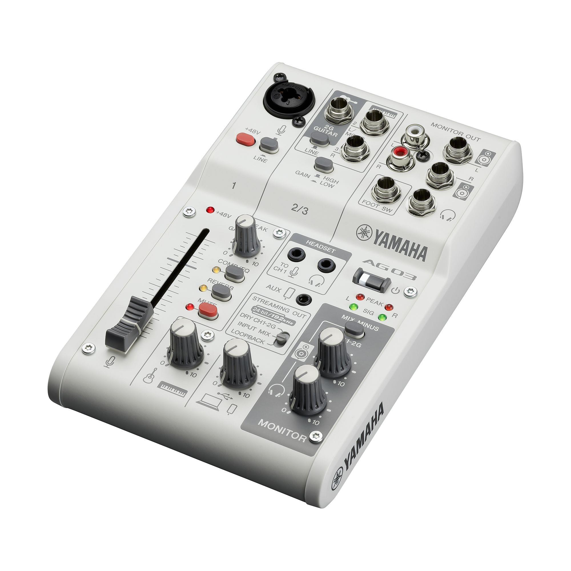 Yamaha AG03MK2 W USB Mikser (Beyaz)