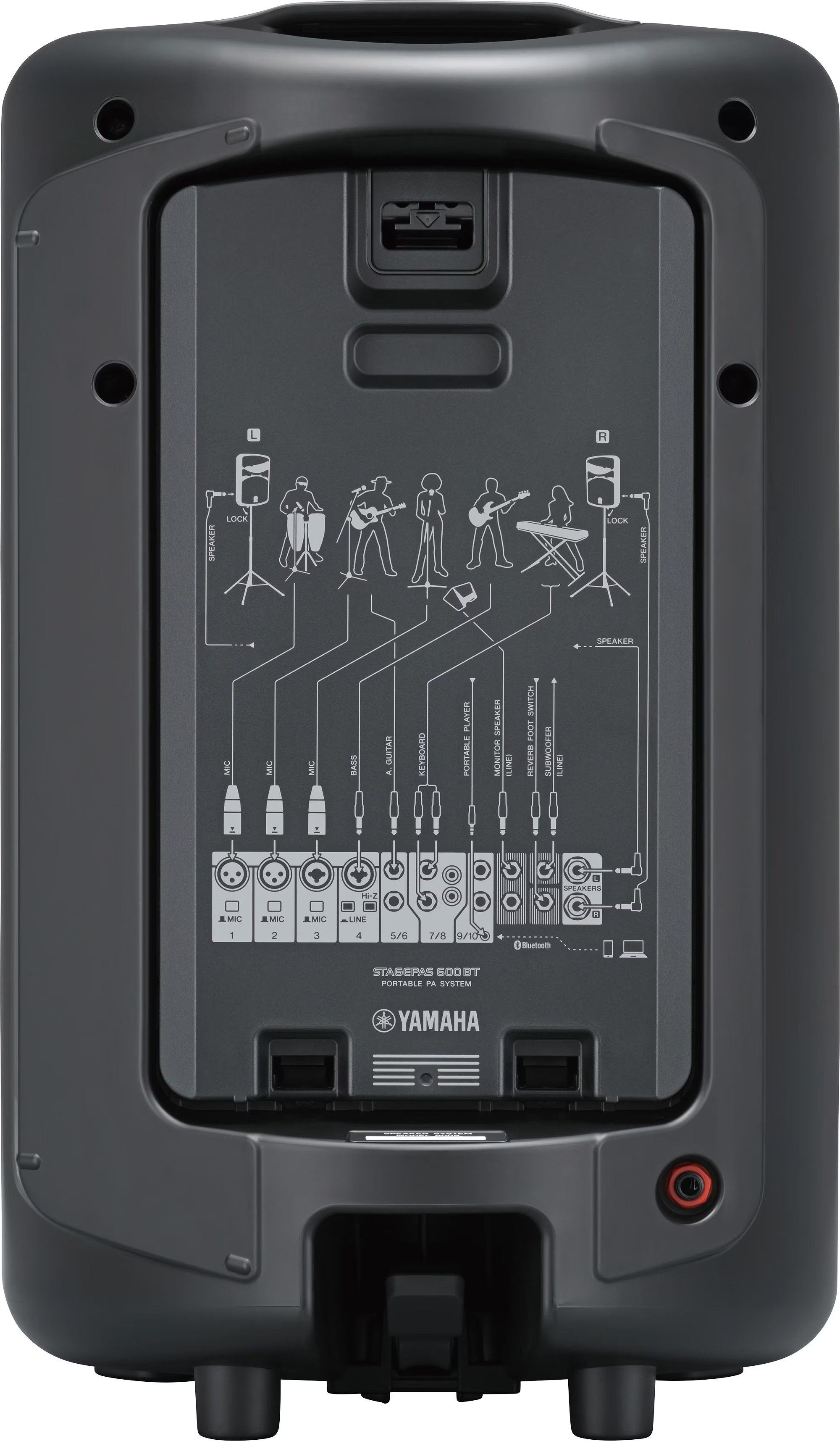 Yamaha STAGEPAS 600BT Bluetooth Taşınabilir Çok Fonksiyonlu Ses Sistemi