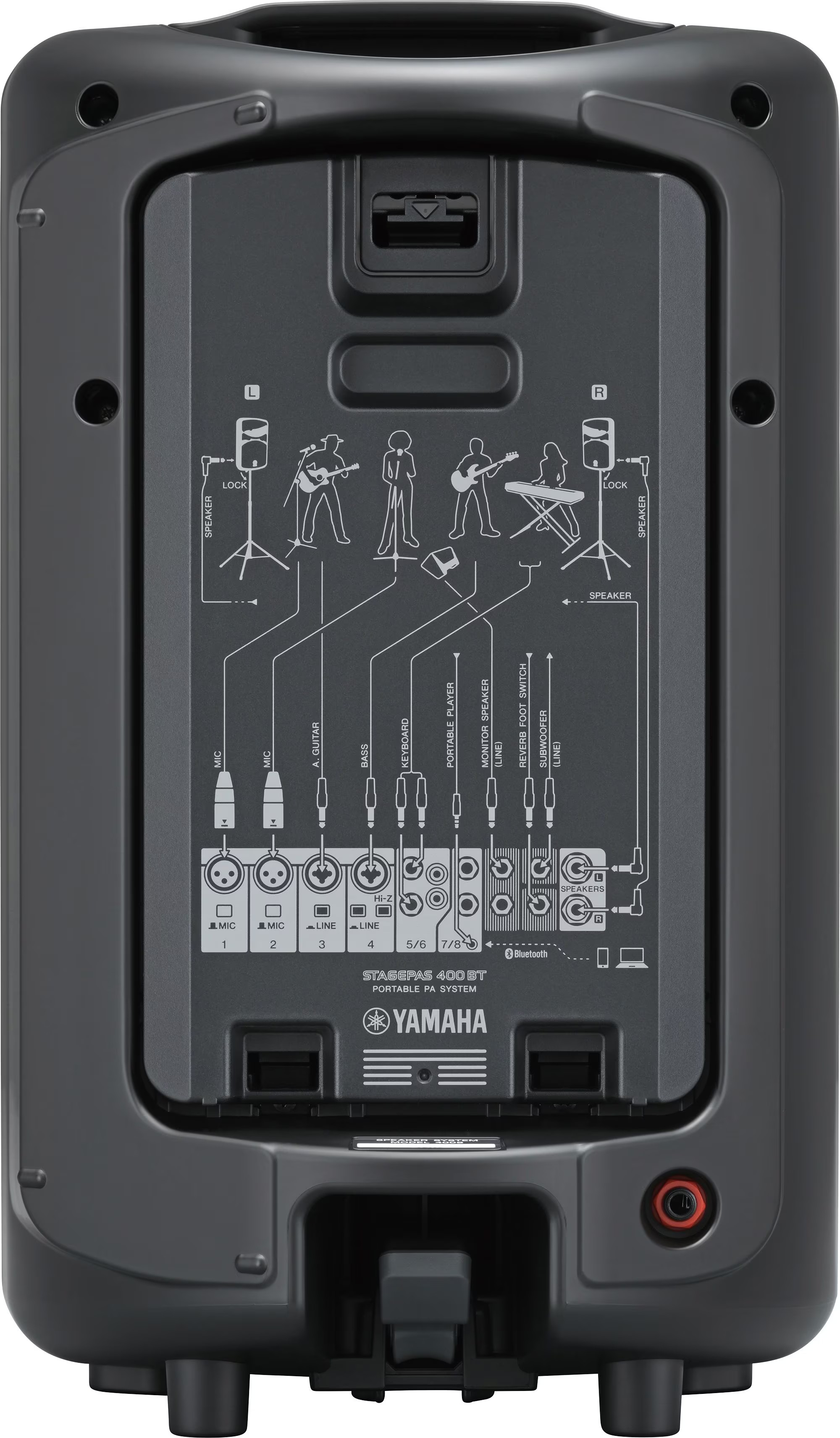 Yamaha STAGEPAS 400BT Bluetooth Taşınabilir Çok Fonksiyonlu Ses Sistemi