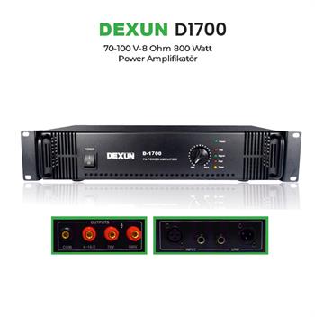 Dexun D-1700 Tek Kanal Power Amplifier