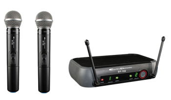 Electro Dynamic DY-102 Kablosuz Çift El Mikrofon