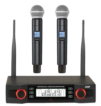 Electro Dynamic DY-202 Kablosuz Çift El Mikrofon