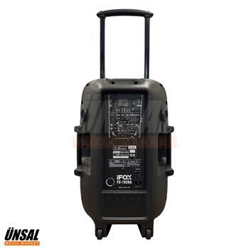 iFOX FX-1520 A 15 2 El Mikrofonlu Bluetooth Bağlantılı Taşınabilir Aktif Kabin Hoparlör