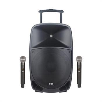 iFOX FX-1520 A 15 2 El Mikrofonlu Bluetooth Bağlantılı Taşınabilir Aktif Kabin Hoparlör