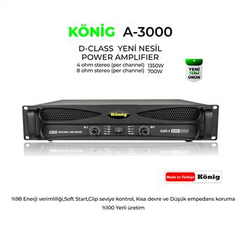 König A–3000 BLACK Power Amplifier