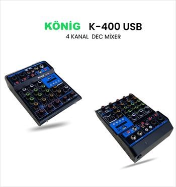 König K–400 USB Deck Mikser