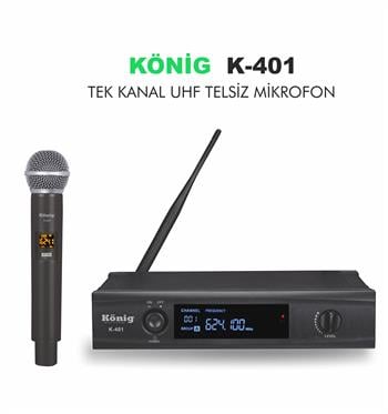 König K–401E Telsiz Mikrofon