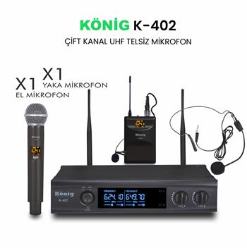 König K–402EY Telsiz Mikrofon