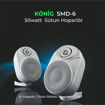König SMD–6 Sütun Hoparlör