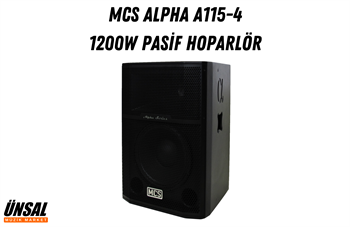 MCS Alpha A115-4 1200W Pasif Kabin Hoparlör