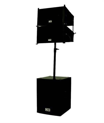 MCS LA-DOUBLE SET Aktif Hoparlör Paket Set