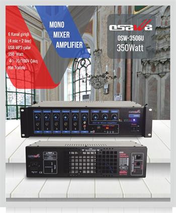 Osawa OSW–3506 Mixer Amplifier