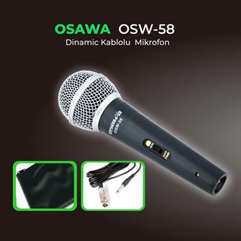Osawa OSW–58 Dinamic Kablolu Mikrofon