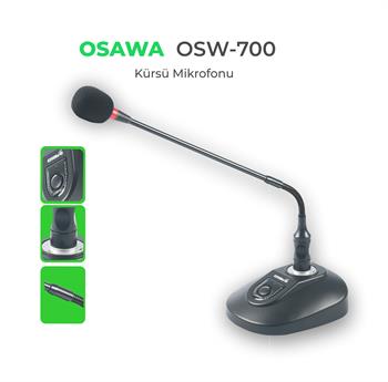 Osawa OSW–700 Kondansatörlü Kürsü Mikrofon
