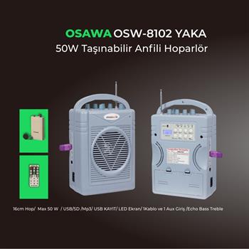 Osawa OSW–8102 Y Portatif Mixer Telsiz Anfi Yaka
