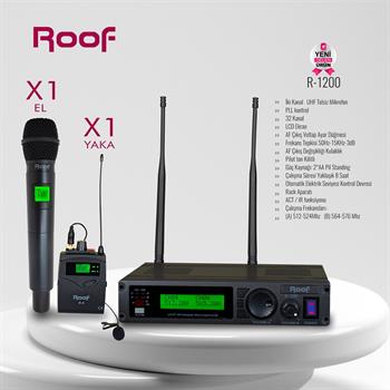 Roof R-1200 Kablosuz El ve Yaka Mikrofonu