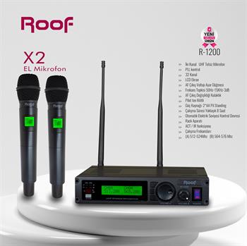 Roof R-1200 Kablosuz El ve Yaka Mikrofonu