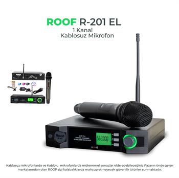 Roof R–201 E  Tek El Telsiz Mikrofon Seti 