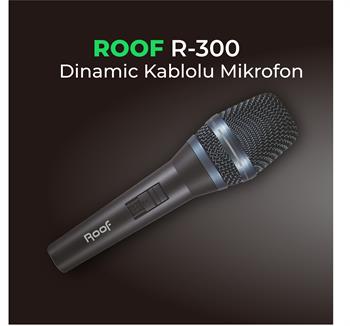 Roof R-300 Dinamik Vokal Mikrofonu