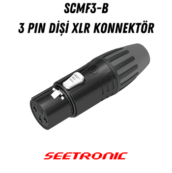 Seetronic SCMF3-B XLR Dişi Konnektör