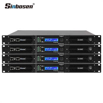 Sinbosen D4-3000 Profesyonel Hat Trafolu DSP 4 Kanallı Dijital Amplifikatör Amfi