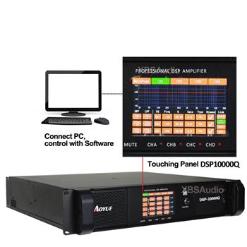 Sinbosen DSP10000Q 4 Kanal Digital DSP Yüksek Kaliteli Power Amplifier Amplifikatör