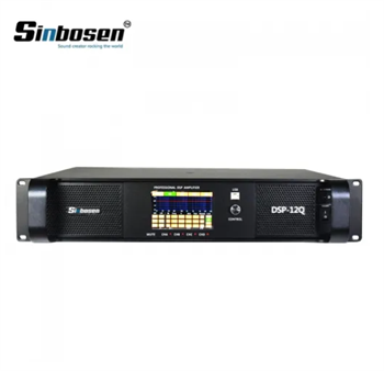Sinbosen DSP12000Q 4 Kanal Subwoofer Digital DSP Yüksek Kaliteli Power Amplifier Amplifikatör
