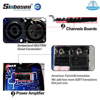Sinbosen FP6000Q Power Amplifier Amplifikatör Amfi