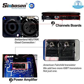 Sinbosen FP7000 Power Amplifier Amplifikatör Amfi