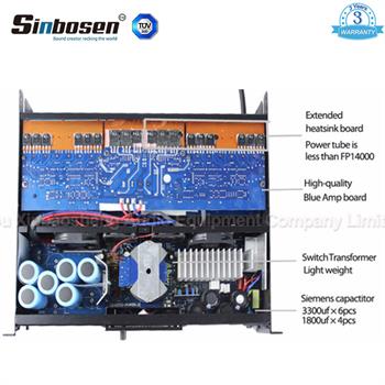 Sinbosen FP9000 Power Amplifier Amplifikatör Amfi