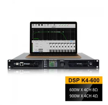 Sinbosen K4-600 DSP 4 Kanal Digital DSP Power Amplifier Amplifikatör