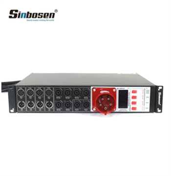Sinbosen Power Distributor LAS4+8 5 çekirdek Profesyonel Ses Sistemi Hat Dizisi Hoparlörler Güç Kontrol Cihazı Distribütörü