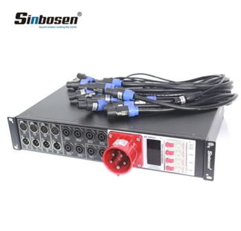 Sinbosen Power Distributor LAS4+8 5 çekirdek Profesyonel Ses Sistemi Hat Dizisi Hoparlörler Güç Kontrol Cihazı Distribütörü