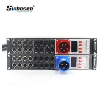 Sinbosen Power Distributor LAS4+8 5 çekirdek Profesyonel Ses Sistemi Hat Dizisi Hoparlörler Güç Kontrol Cihazı Distribütörü