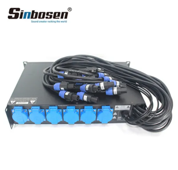 Sinbosen Power Distributor LAS4+8 Profesyonel Ses Sistemi Hat Dizisi Hoparlörler Güç Kontrol Cihazı Distribütörü