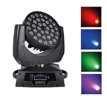 Wieder WR-3610RGB LED WASH MOVING HEAD LIGHT WITH ZOOM