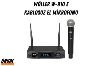 Wöller W-910 E Kablosuz El Mikrofonu