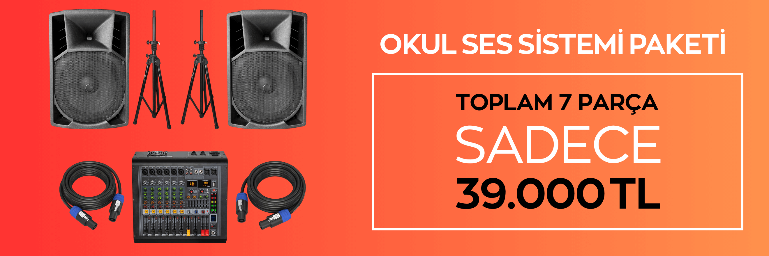 OKUL SES SİSTEMİ HAZIR SET KAMPANYA