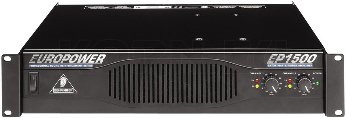 ベリンガー　EUROPOWER EP1500 パワーアンプ Behringer Europower EP 1500 Power Amfi - Ünsal Müzik Market